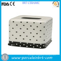 Wholesale Toilet Dots Ceramic Tissue Box